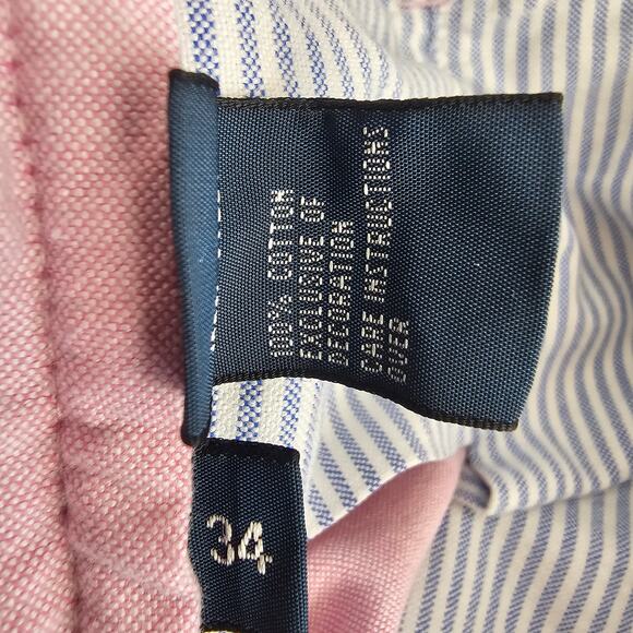 Vintage Y2K Polo Ralph Lauren Pink Cotton Shorts Mens 34 Preppy Classic Fit - Picture 6 of 6